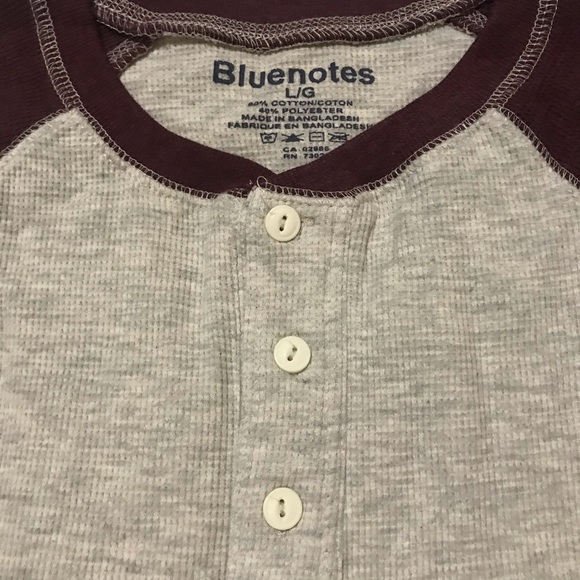 NWT MENS THERMAL RAGLAN LONG SLEEVE - Picture 4 of 5